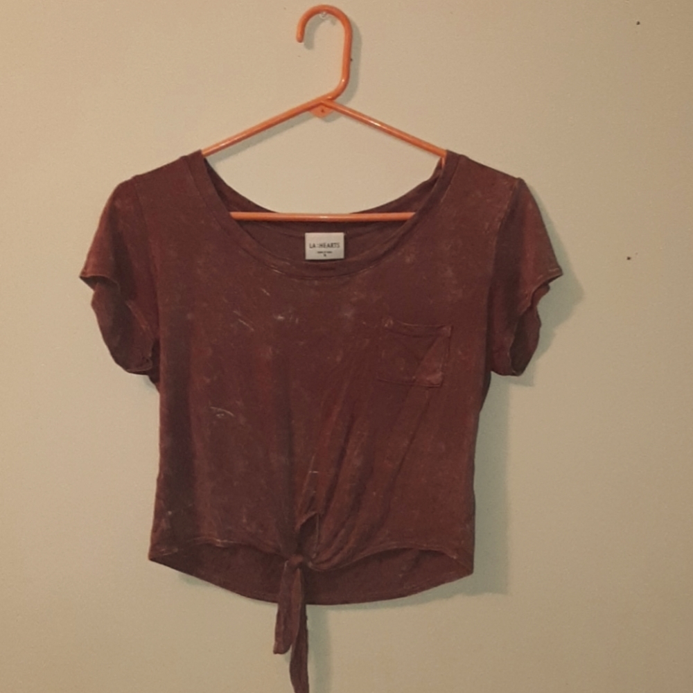 LA : Hearts crop top